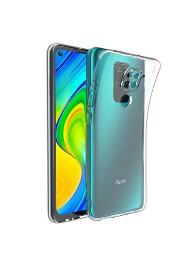 Xiaomi Redmi Note 9 Kılıf Kamera Korumalı Silikon Şeffaf Arka Kapak