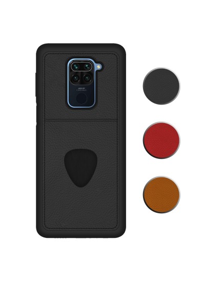 FitCase Xiaomi Redmi Note 9 Kılıf Proda Deri Tek Kartlık Cepli Kapak