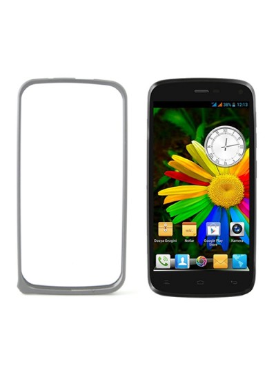 General Mobile Discovery E3 Bumper Çerçeve Kılıf Beyaz