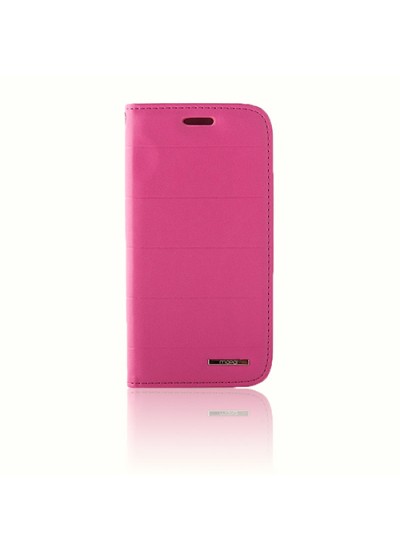 General Mobile Discovery E3 Dikişli Ve Gizli Mıknatıslı Kılıf Pembe