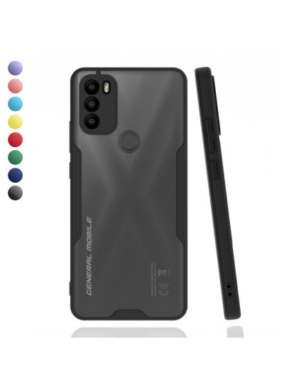 General Mobile GM 21 Plus Kılıf Platin Matte Silikon Arka Kapak