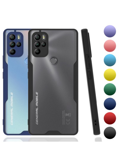 General Mobile GM 21 Pro Kılıf Platin Matte Silikon Arka Kapak