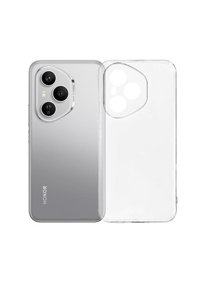 Honor 400 Pro Kılıf Kamera Korumalı Silikon Lux Şeffaf Kapak