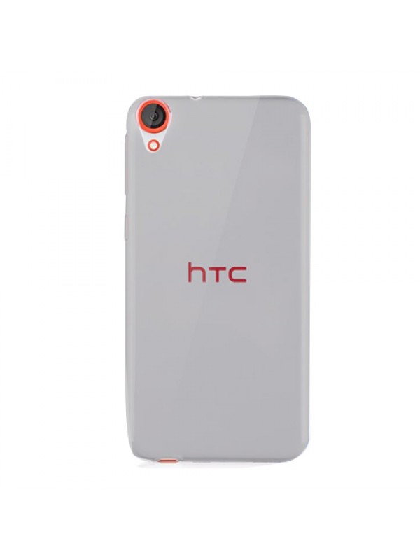 HTC Desire 820 Kılıf Soft Silikon Şeffaf-Siyah Arka Kapak…