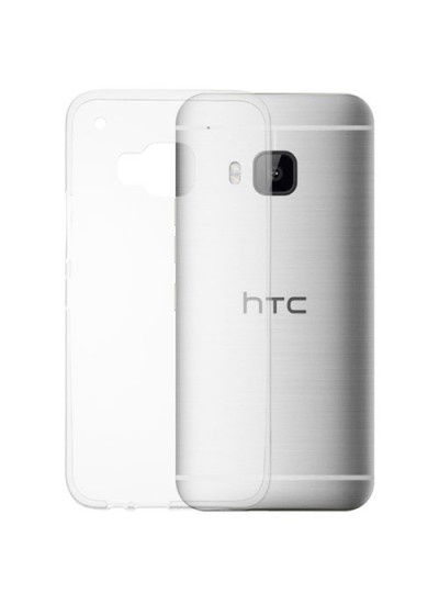 HTC One M9 Color Curve Silikon Arka Kapak / Kılıf Şeffaf
