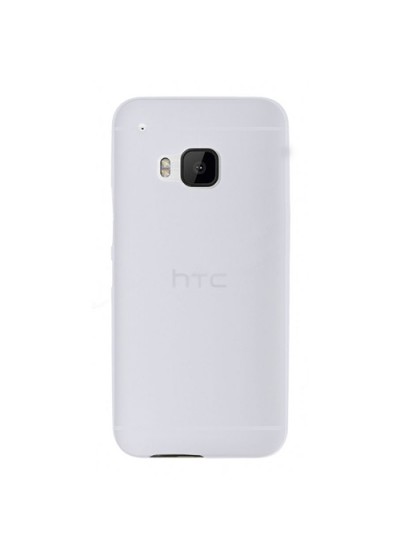 HTC One M9 Ultra İnce TPU Arka Kapak Beyaz