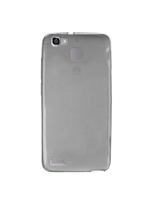 Huawei GR3 Kılıf Soft Silikon Şeffaf-Siyah Arka Kapak&hellip;