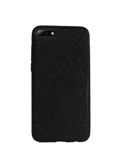 Huawei Y6 2018 3in1 Simli Silikon Arka Kapak Siyah