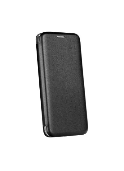 Huawei Y6 2018 Kılıf Shell Manyetik Kapaklı Kartlıklı Stantlı Siyah