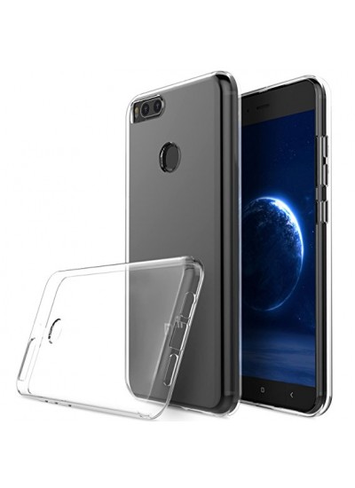 Huawei Y7 2018 Kılıf Soft Silikon Şeffaf Arka Kapak