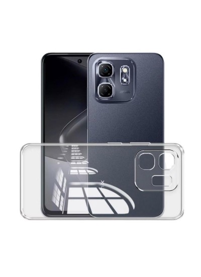 Infinix Hot 50i Kılıf Silikon Şeffaf Kapak