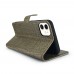 iPhone 11 Kılıf FitCase Fabric Kapaklı Cüzdanlı
