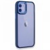 iPhone 11 Kılıf Luna Lens Kamera Çerçeveli Silikon Kapak
