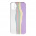 iPhone 11 Kılıf Rainbow Renkli Kamera Korumalı Lansman Silikon Kapak