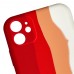 iPhone 11 Kılıf Rainbow Renkli Kamera Korumalı Lansman Silikon Kapak