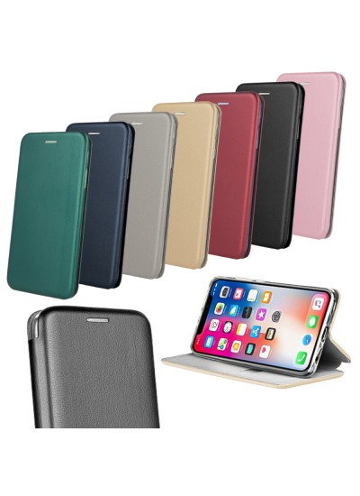 iPhone 11 Pro Max Kılıf Shell Manyetik Kapaklı Kartlıklı Stantlı