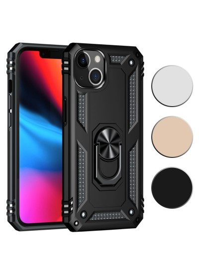 iPhone 13 Mini Kılıf Panzer Ring Tam Koruma Kapak