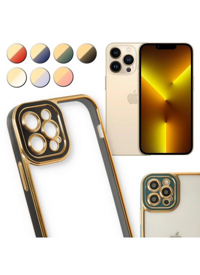 iPhone 13 Pro Kılıf Lazer Lens Kamera Çerçeveli Kapak