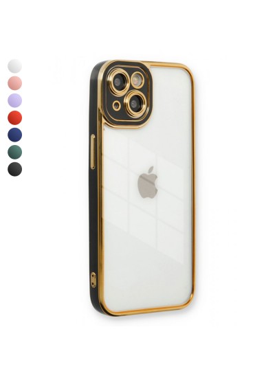 iPhone 14 Kılıf Lazer Lens Kamera Çerçeveli Kapak