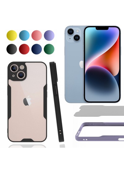 iPhone 14 Plus Kılıf Platin Matte Silikon Arka Kapak