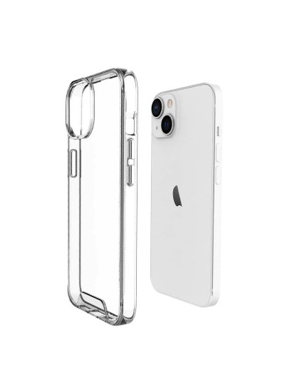 iPhone 14 Plus Kılıf Space Seri Lux Silikon Şeffaf Kapak