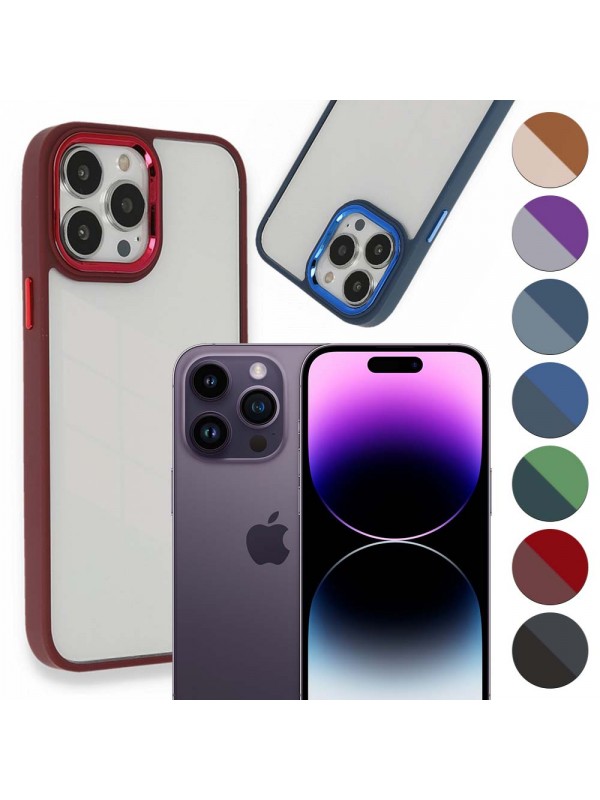 iPhone 14 Pro Kılıf Luna Lens Kamera Çerçeveli Silikon Kapak…