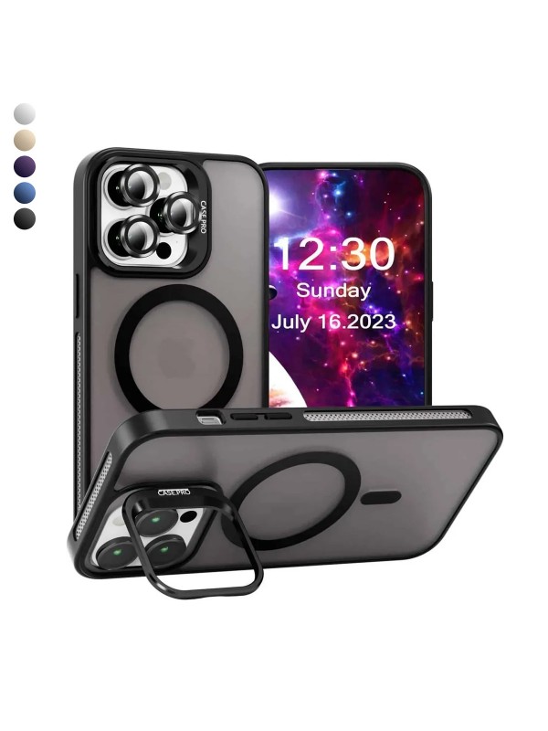 iPhone 14 Pro Max Kılıf Armor Seri Magsafe Uyumlu Stand Özellikli Kamer…