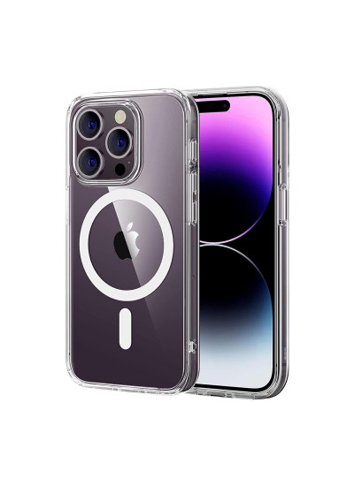 iPhone 14 Pro Max Kılıf Combo Seri Magsafe Özellikli Sararmaz Sert Şeffaf Kapak iPhone 14 Pro Max Kılıf Combo Seri Magsafe Özellikli Sararmaz Sert Şeffaf Kapak