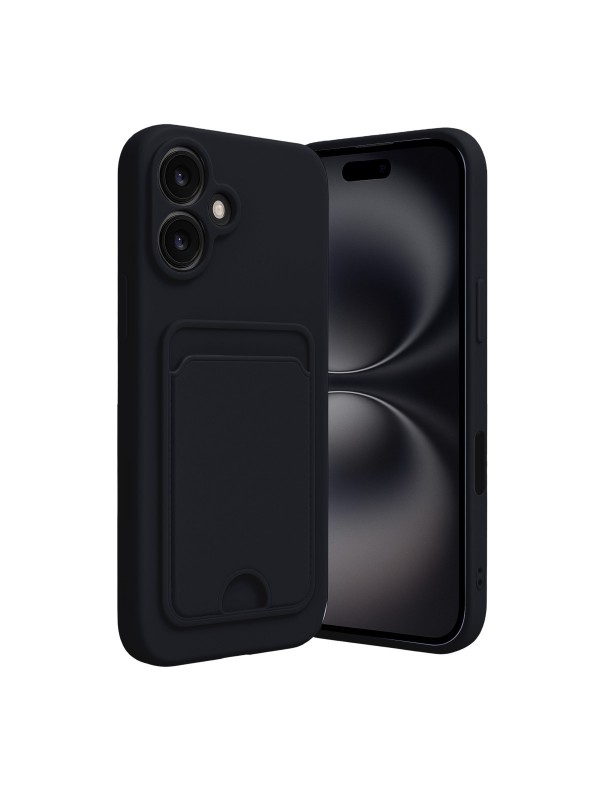 iPhone 16 Cardy Soft Kartlık Cepli Silikon Kapak… iPhone 16 Cardy Soft Kartlık Cepli Silikon Kapak…