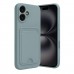iPhone 16 Cardy Soft Kartlık Cepli Silikon Kapak
