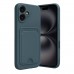 iPhone 16 Cardy Soft Kartlık Cepli Silikon Kapak