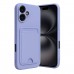 iPhone 16 Cardy Soft Kartlık Cepli Silikon Kapak