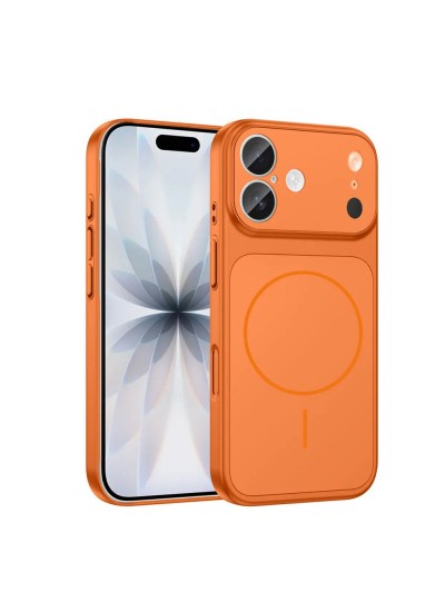 iPhone 16 Kılıf (17 Pro Max Görünümlü) Magsafe Özellikli AG Glass Çevirici Sert Kapak iPhone 16 Kılıf (17 Pro Max Görünümlü) Magsafe Özellikli AG Glass Çevirici Sert Kapak