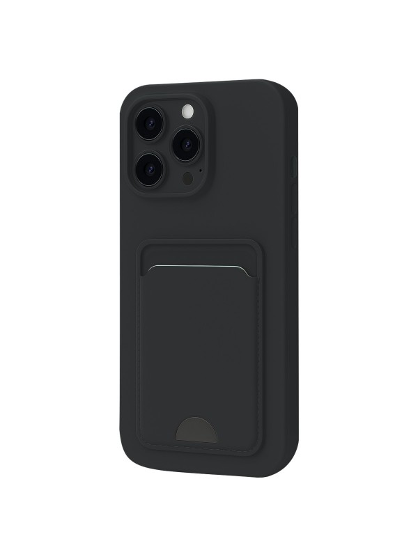 iPhone 16 Pro Cardy Soft Kartlık Cepli Silikon Kapak&hellip;