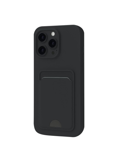 iPhone 16 Pro Max Cardy Soft Kartlık Cepli Silikon Kapak