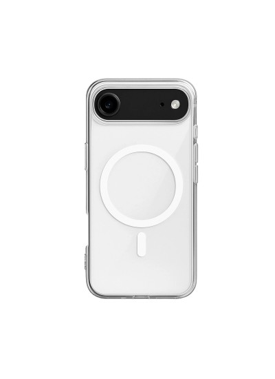 iPhone 17 Air Kılıf Magsafe Özellikli Şeffaf Silikon Kapak
