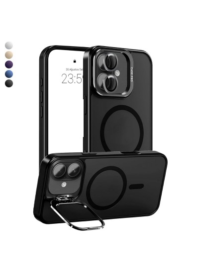 iPhone 17 Kılıf Armor Seri Magsafe Uyumlu Stand Özellikli Kamera Lensli Kapak iPhone 17 Kılıf Armor Seri Magsafe Uyumlu Stand Özellikli Kamera Lensli Kapak