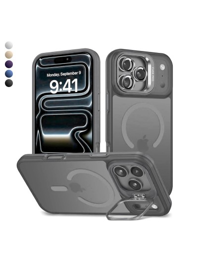 iPhone 17 Pro Kılıf Armor Seri Magsafe Uyumlu Stand Özellikli Kamera Lensli Kapak iPhone 17 Pro Kılıf Armor Seri Magsafe Uyumlu Stand Özellikli Kamera Lensli Kapak