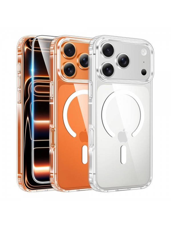 iPhone 17 Pro Kılıf Magnetic Seri Magsafe Özellikli Silikon Şeffaf… iPhone 17 Pro Kılıf Magnetic Seri Magsafe Özellikli Silikon Şeffaf…