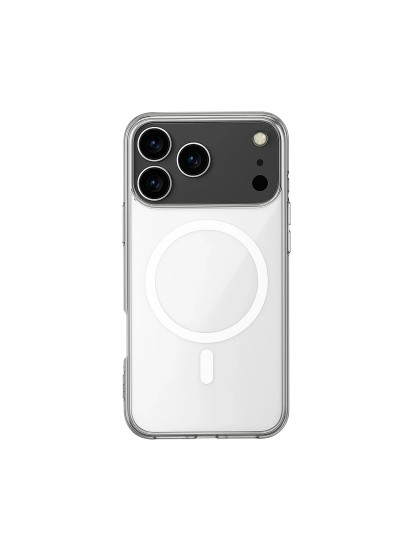 iPhone 17 Pro Kılıf Magsafe Özellikli Şeffaf Silikon Kapak