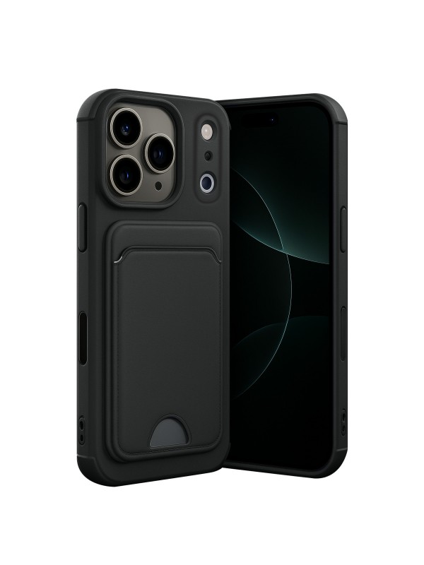 iPhone 17 Pro Max Cardy Soft Kartlık Cepli Silikon Kapak&hellip;