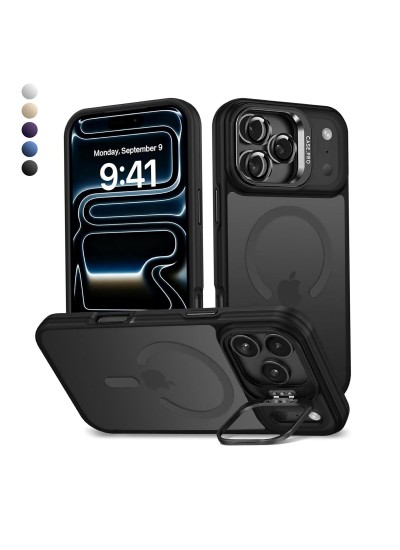 iPhone 17 Pro Max Kılıf Armor Seri Magsafe Uyumlu Stand Özellikli Kamera Lensli Kapak iPhone 17 Pro Max Kılıf Armor Seri Magsafe Uyumlu Stand Özellikli Kamera Lensli Kapak