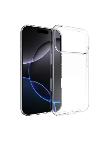iPhone 17 Pro Max Kılıf Kamera Korumalı Silikon Şeffaf Kapak