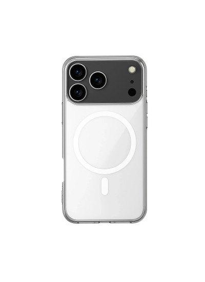 iPhone 17 Pro Max Kılıf Magsafe Özellikli Şeffaf Silikon Kapak