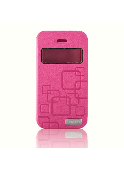 iPhone 4S KakuSiga Yan Kapaklı Kılıf Pembe iPhone 4S KakuSiga Yan Kapaklı Kılıf Pembe