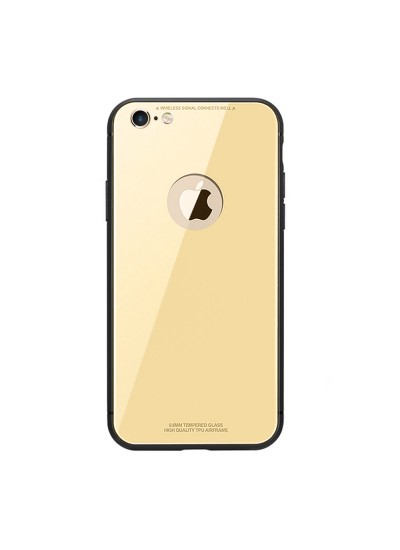 iPhone 6/6S Boss Tpu Cam Arka Kapak Gold