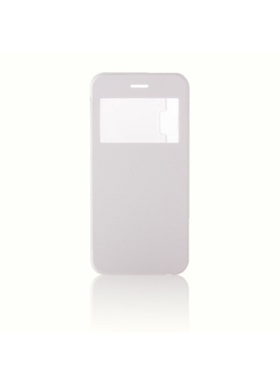 iPhone 6 / 6s Yan Kapaklı TPU Kılıf Beyaz