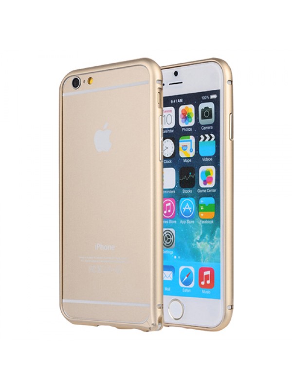 iPhone 6 Plus 5,5 inç Metal Bumper Çerçeve Kılıf Gold…