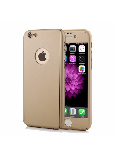 iPhone 7-8 360 Derece Koruma Arka Kapak Gold