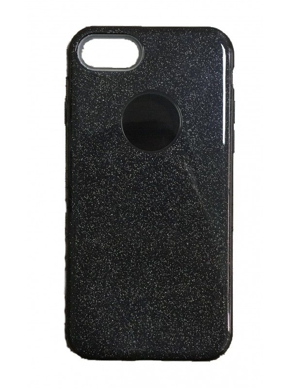 iPhone 7/8 3in1 Simli Silikon Arka Kapak Siyah…